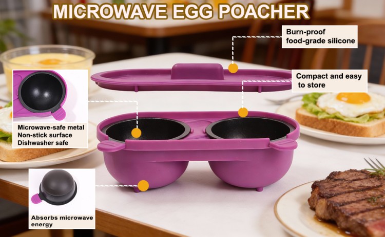 microwave toaster grill tray closed showing clamp design and heat resistant body