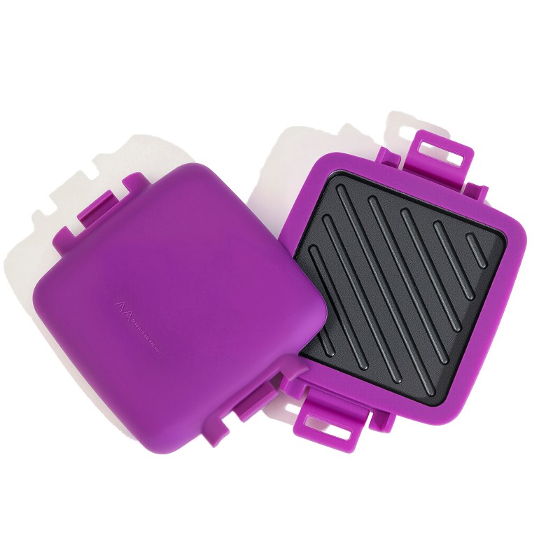 Thickened microwave toaster grill tray product overview showing reinforced structure
